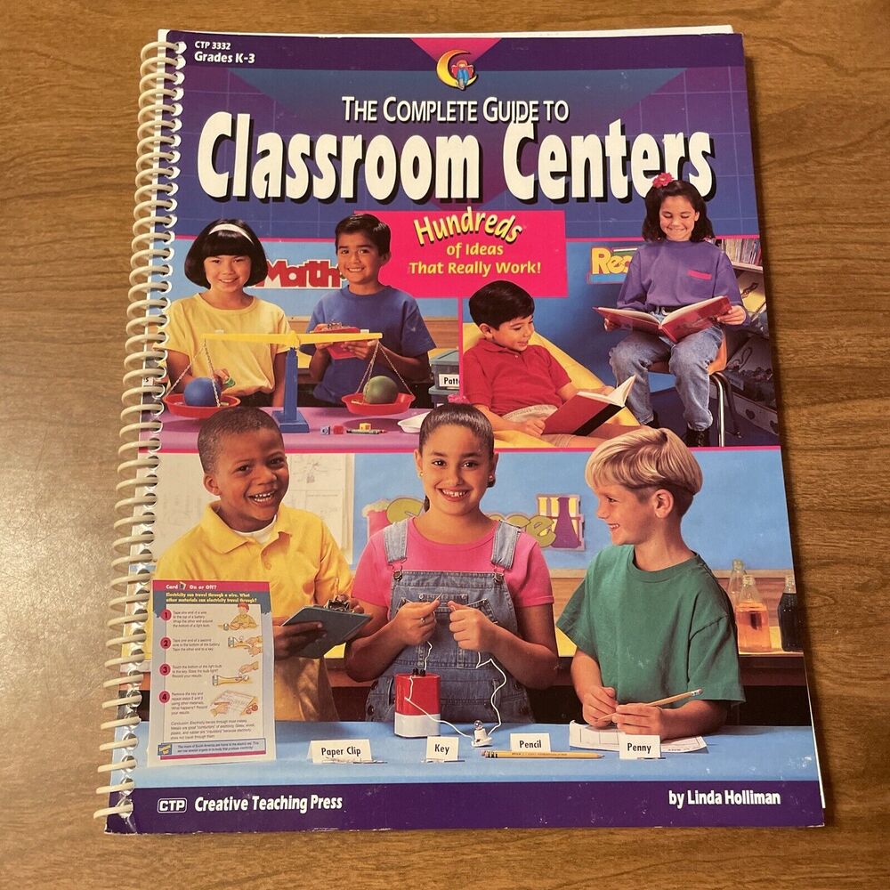 The Complete Guide To Classroom Centers By Linda Holliman 1996 Spiral Bound